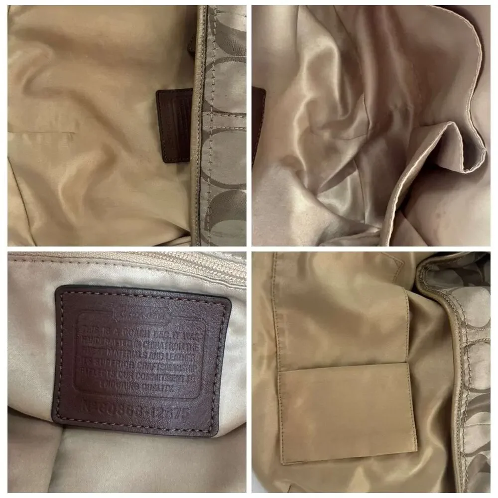 Coach Vintage Y2K Brown Signature Bag